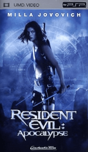 Resident Evil: Apocalypse UMD box art for PSP